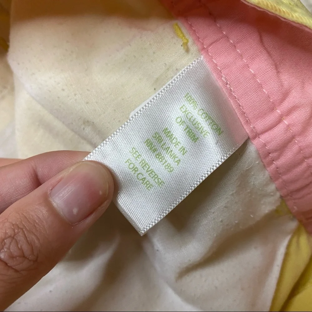 LILLY PULITZER starfruit yellow Callahan shorts 8 - Picture 6 of 14